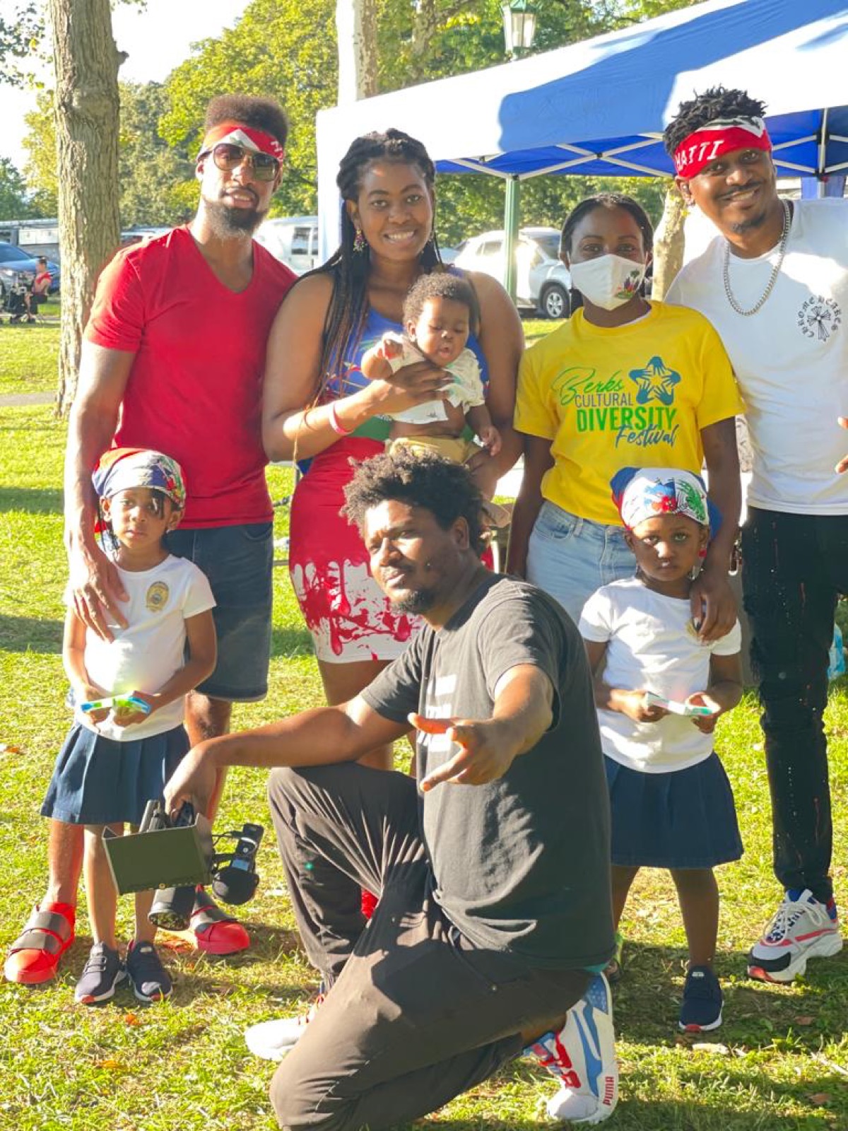 Family enjoying a Bring The Change event